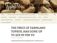 Tablet Screenshot of falkenberginc.com